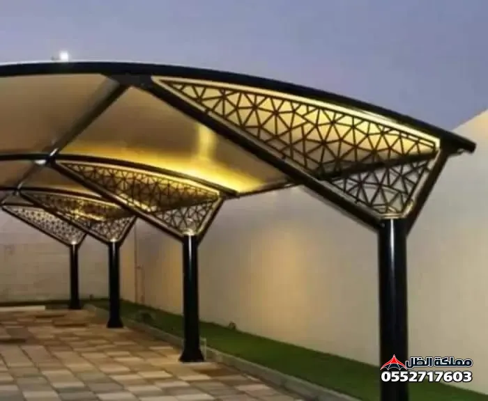 أحدث أشكال مظلات السيارات والأحواش بالقصيم (بريدة، الرس، البدائع)