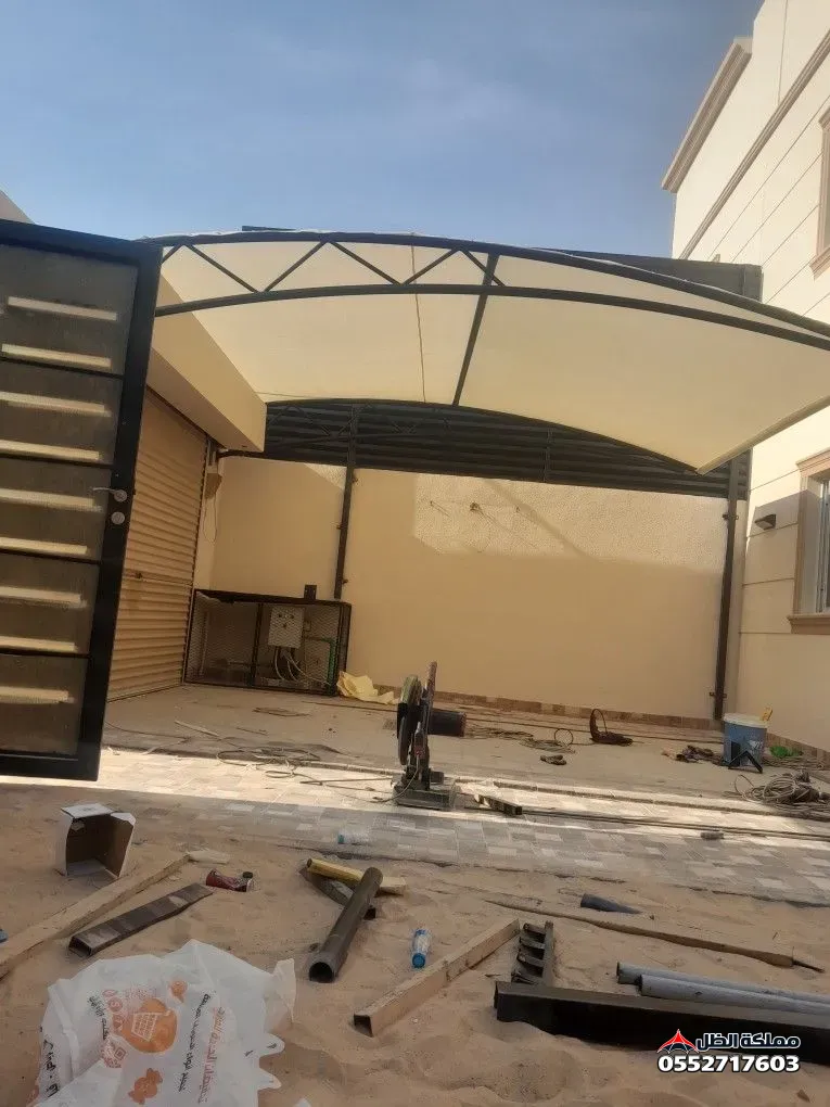 أحدث أشكال مظلات السيارات والأحواش بالقصيم (بريدة، الرس، البدائع)
